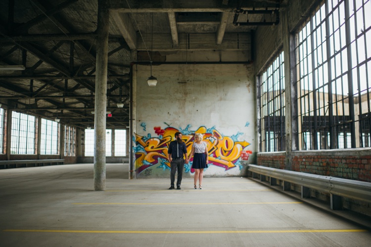 Michelle Bk Parking Garage Engagement Session Louisville Ky