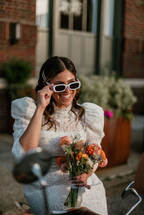 Louisville Kentucky elopement inspiration photos by Love Hunters wedding photographer at The Bellwether Hotel.