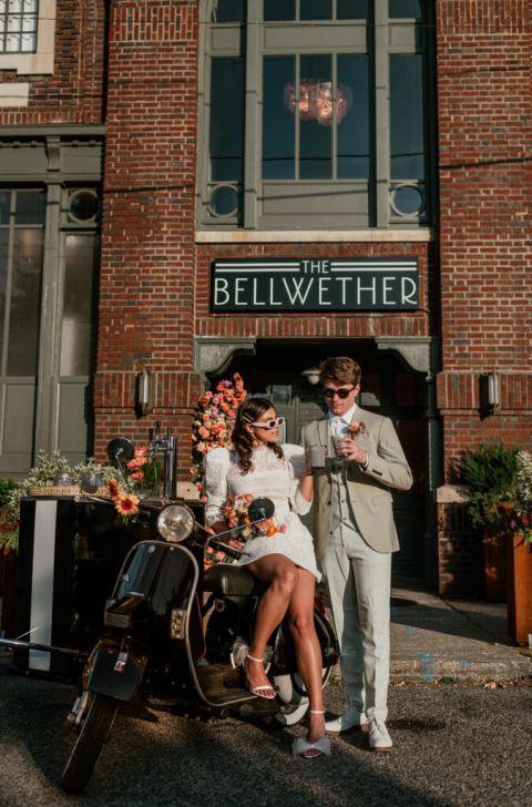 Louisville Kentucky elopement inspiration photos by Love Hunters wedding photographer at The Bellwether Hotel.